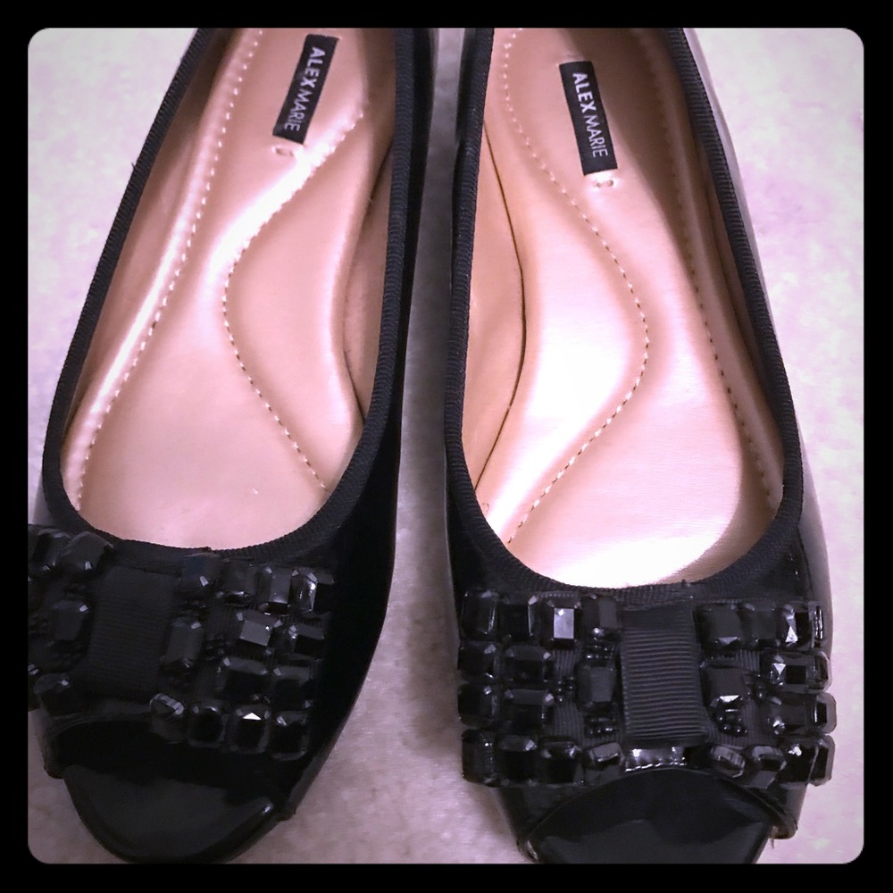 Alex Marie wedge peep toe